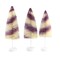 Bethany Lowe 12.0 Inch Purple Stripes Delights Halloween Decorative Tree Set , Halloween Decor Bottle Brush Trees